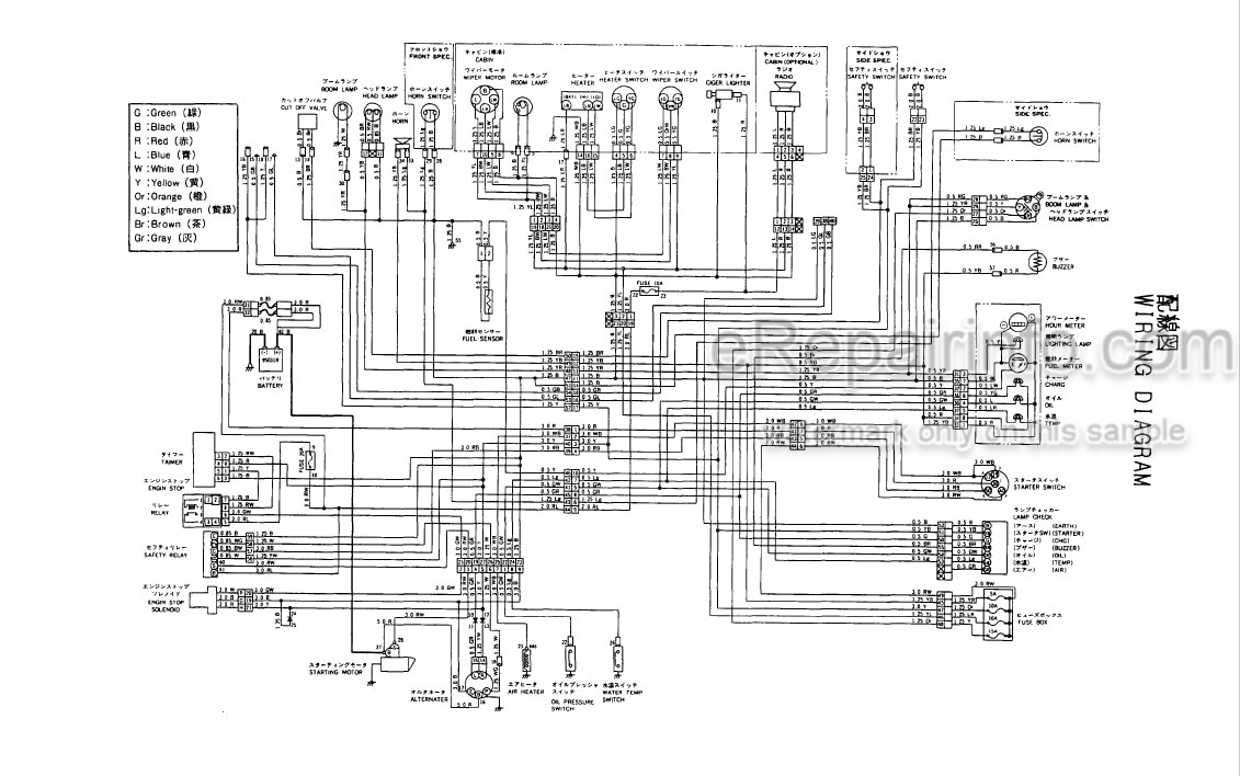 Photo 3 - Yanmar B50-2 Parts Catalog Excavator