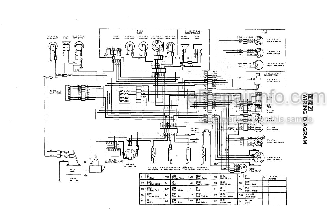 Photo 3 - Yanmar B50-PR B50-CR Parts Catalog Excavator