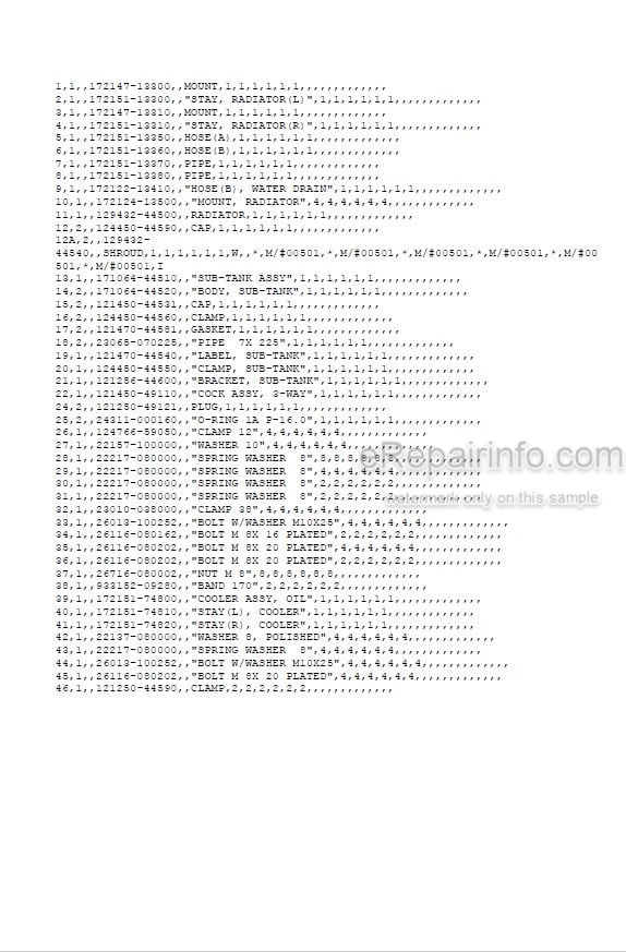 Photo 5 - Yanmar B50-PR B50-CR Parts Catalog Excavator