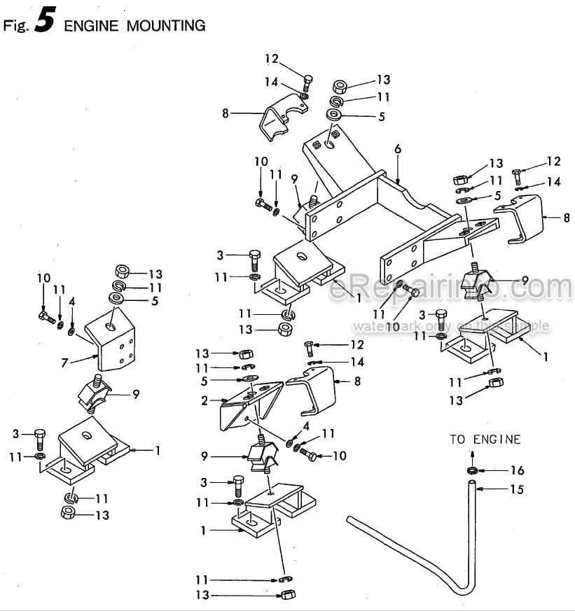 Photo 1 - Yanmar B50W B50W-1 Parts Catalog Wheel Excavator