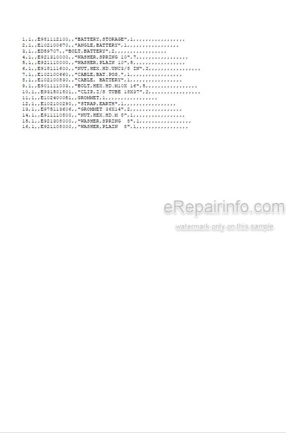 Photo 4 - Yanmar B50W B50W-1 Parts Catalog Wheel Excavator