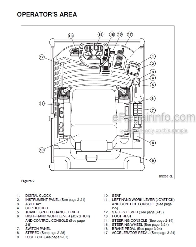Photo 5 - Yanmar B55W-1 Operation And Maintenance Manual Wheel Excavator