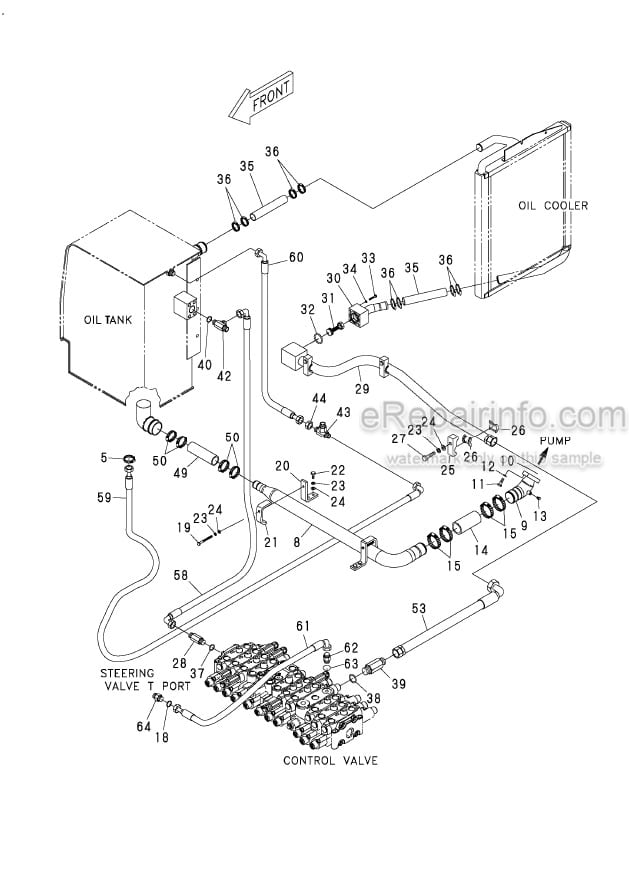Photo 4 - Yanmar B55W-1 Parts Catalog Wheel Excavator