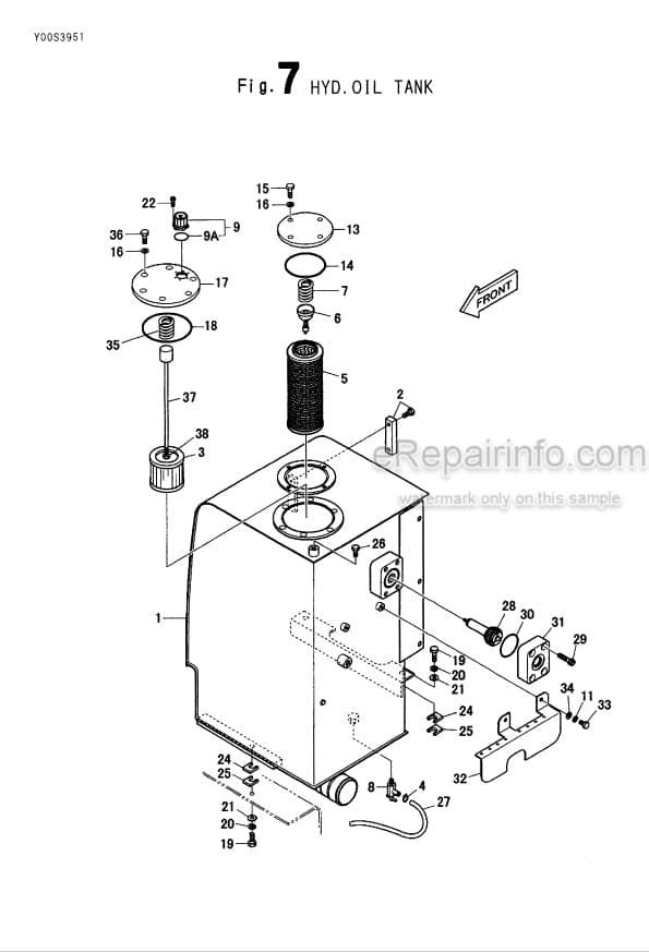 Photo 5 - Yanmar B55W Parts Catalog Wheel Excavator