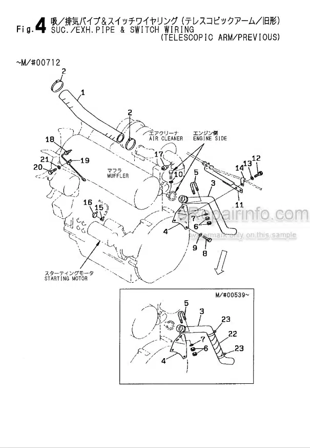 Photo 7 - Yanmar B6-3 Parts Catalog Excavator
