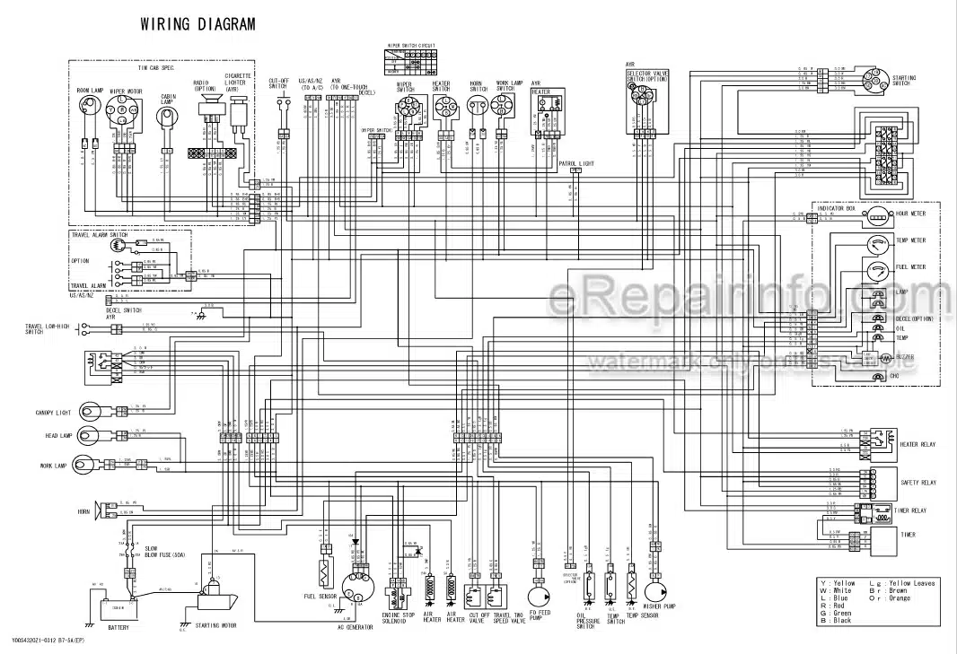 Photo 4 - Yanmar B7-5A Parts Catalog Excavator