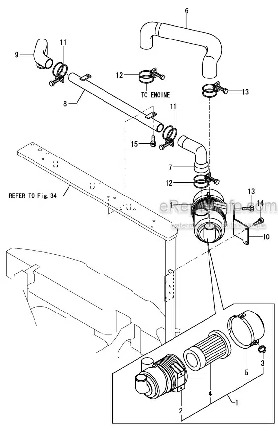 Photo 11 - Yanmar B7-5A Parts Catalog Excavator