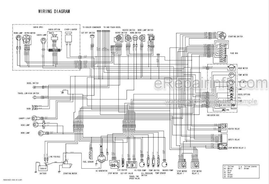 Photo 4 - Yanmar B7-5 Parts Catalog Excavator