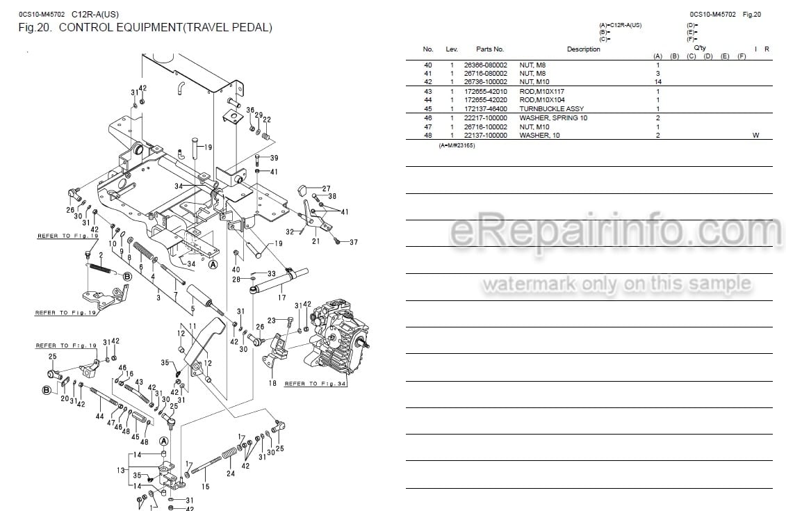 Photo 5 - Yanmar C12R-A Parts Catalog Crawler Carrier