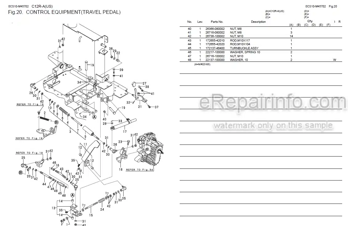 Photo 5 - Yanmar C12R-A Parts Catalog Crawler Carrier