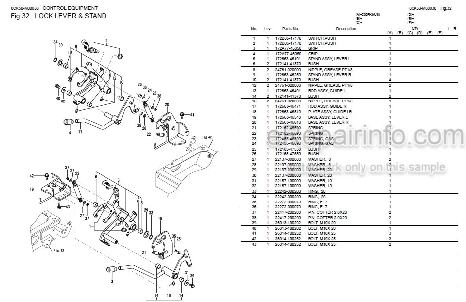 Photo 4 - Yanmar C30R-3 Parts Catalog Crawler Carrier
