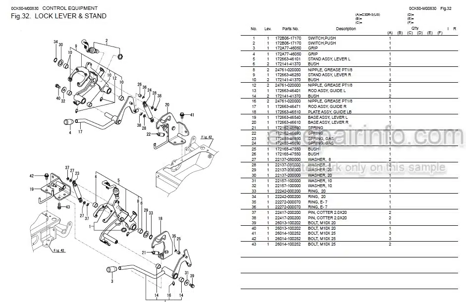 Photo 4 - Yanmar C30R-3 Parts Catalog Crawler Carrier