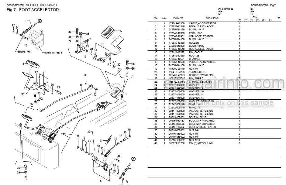 Photo 6 - Yanmar C50R-3 C50R-3A Parts Catalog Crawler Carrier