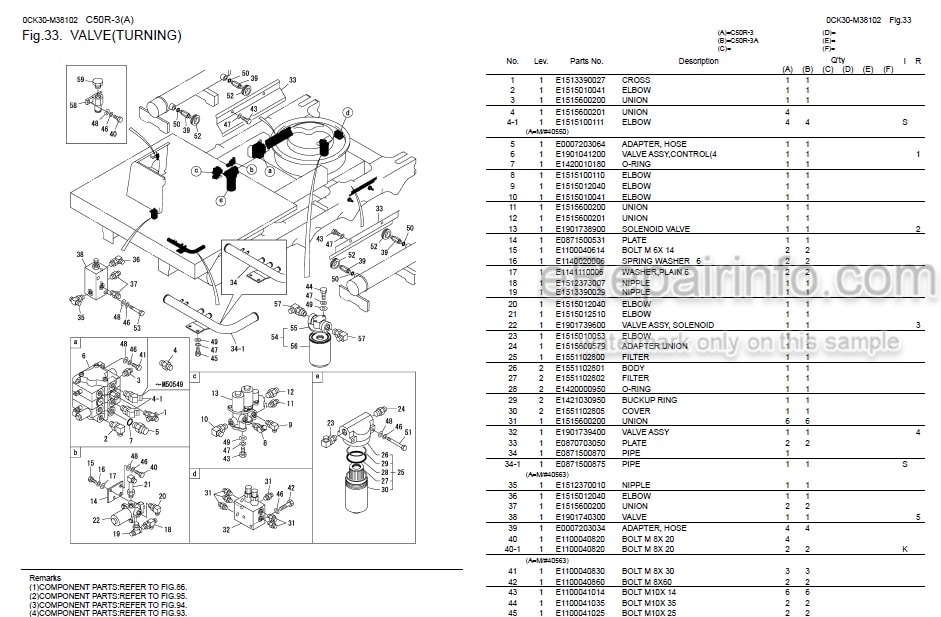 Photo 4 - Yanmar C50R-3 C50R-3A Parts Catalog Crawler Carrier
