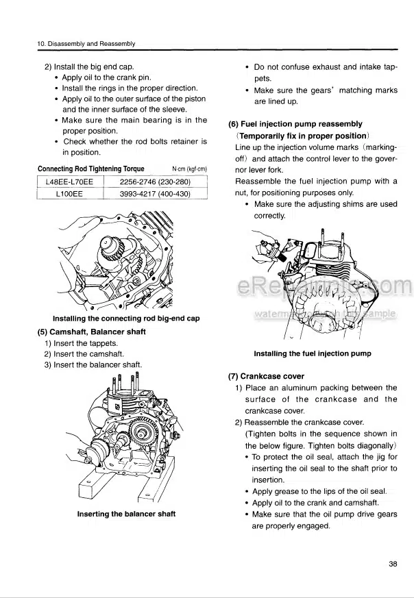 Photo 6 - Yanmar 2TNV70 3TNV70 3TNV76 Service Manual Industrial Engine