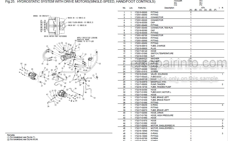Photo 7 - Yanmar S190R S220R Parts Catalog Skid Steer Loader