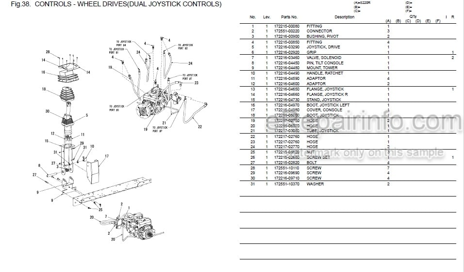 Photo 5 - Yanmar S220R Parts Catalog Skid Steer Loader