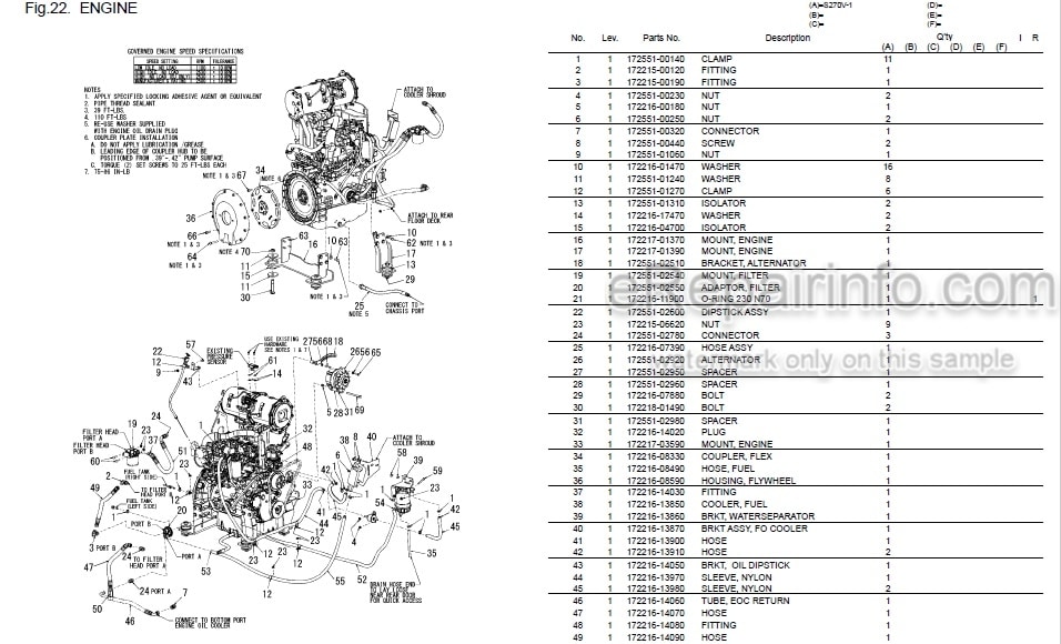 Photo 5 - Yanmar S270V-1 Parts Catalog Skid Steer Loader