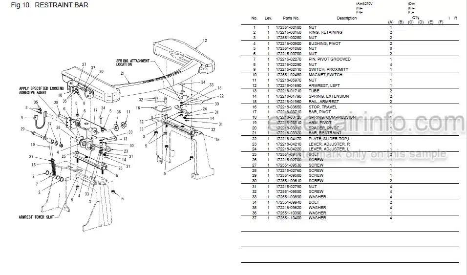 Photo 2 - Yanmar S270V Parts Catalog Skid Steer Loader