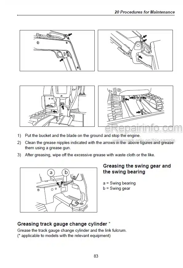 Photo 5 - Yanmar SV05 SV08-1 VIO10-2A Operation And Maintenance Manual Micro Excavator