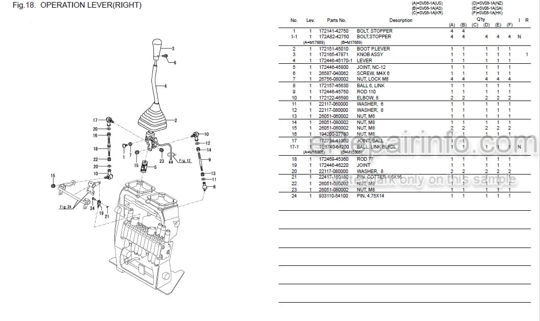 Photo 5 - Yanmar SV08-1A Parts Catalog Excavator