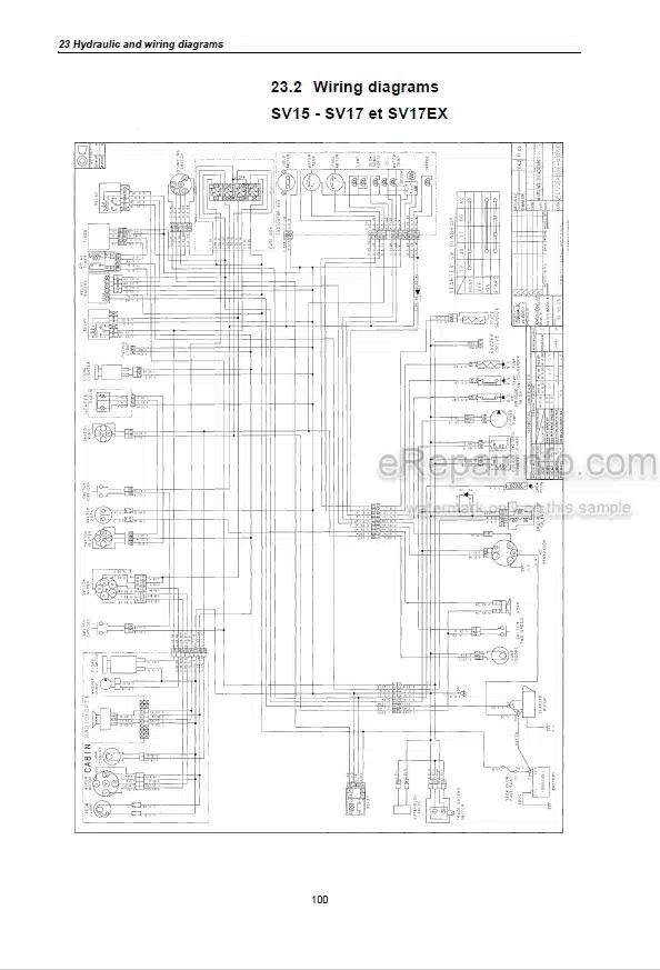 Photo 3 - Yanmar SV15 SV17 SV17EX Operation And Maintenance Manual Mini Excavator
