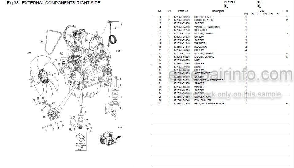 Photo 5 - Yanmar T175-1 Parts Catalog Compact Track Loader