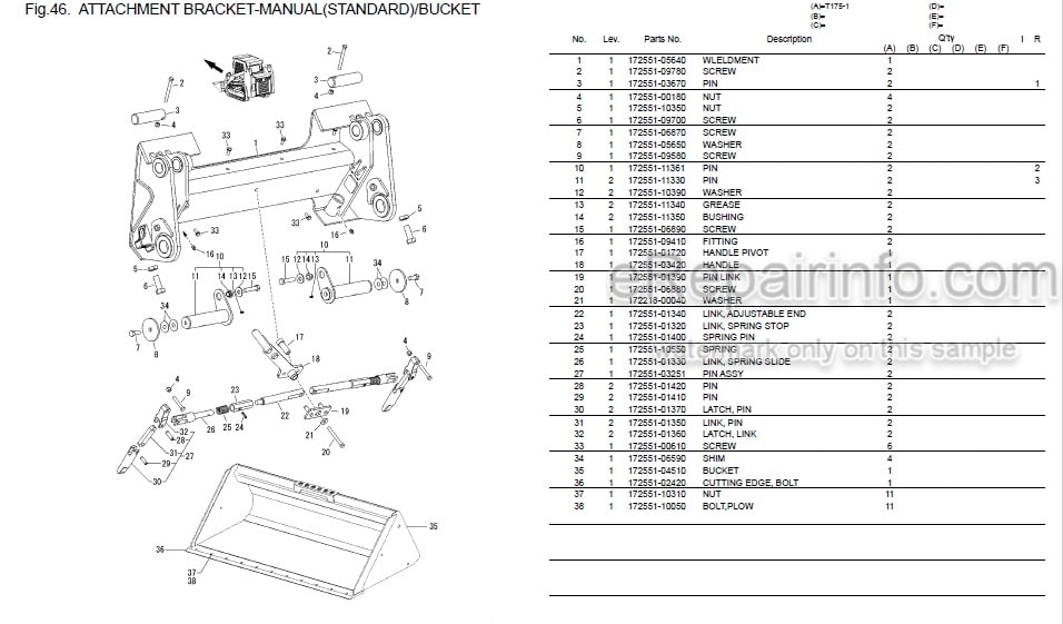Photo 4 - Yanmar T175-1 Parts Catalog Compact Track Loader