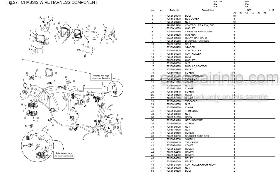 Photo 5 - Yanmar T175 Parts Catalog Compact Track Loader