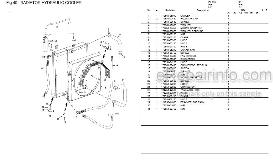 Photo 4 - Yanmar T175 Parts Catalog Compact Track Loader