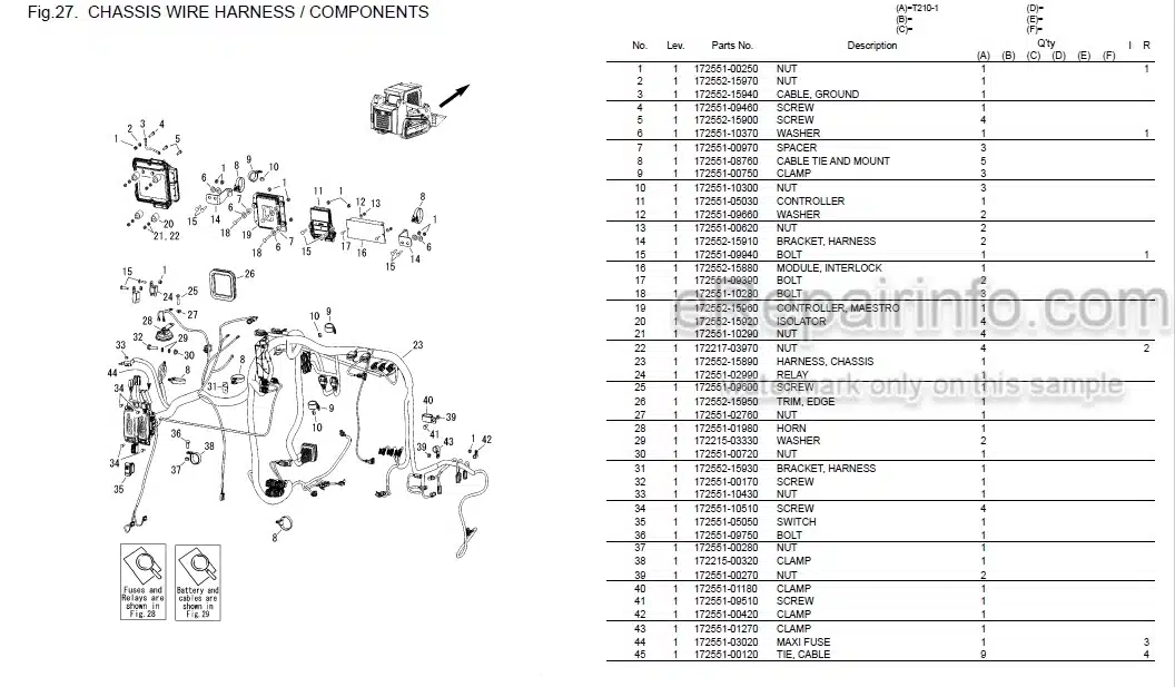 Photo 5 - Yanmar T210-1 Parts Catalog Compact Track Loader