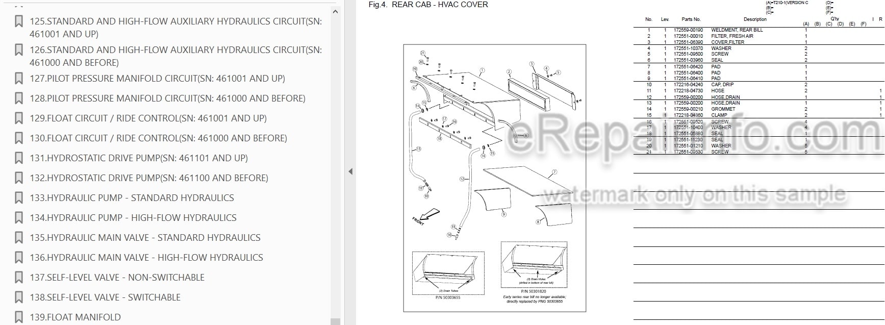 Photo 3 - Yanmar T210 Parts Catalog Compact Track Loader