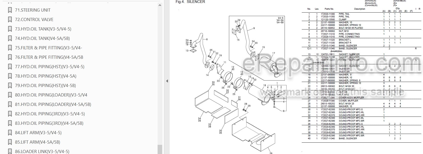 Photo 3 - Yanmar V3-5 V4-5 V4-5A V4-5B Parts Catalog Wheel Loader
