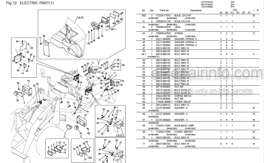 Photo 5 - Yanmar V3-6 Parts Catalog Wheel Loader