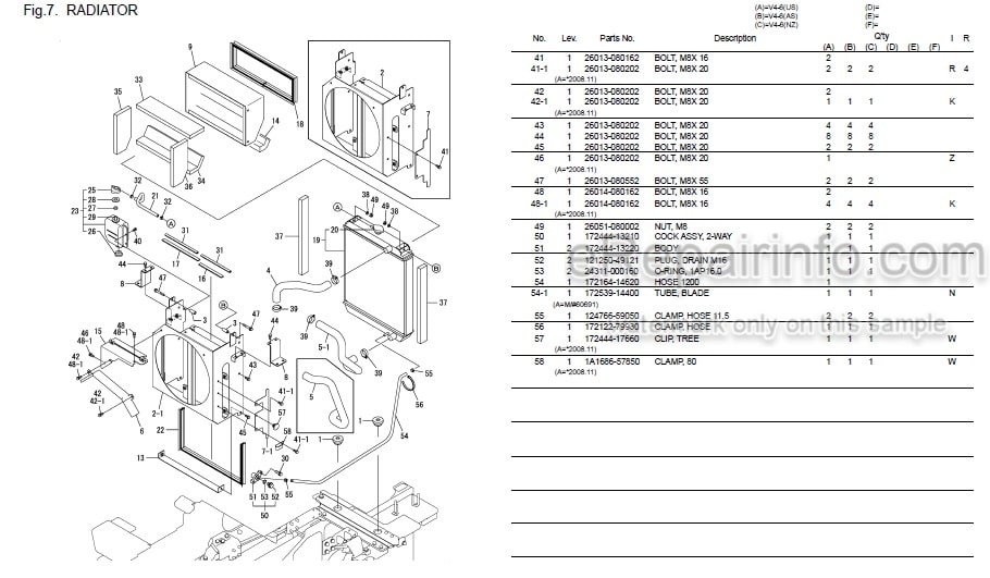 Photo 5 - Yanmar V4-6 Parts Catalog Wheel Loader