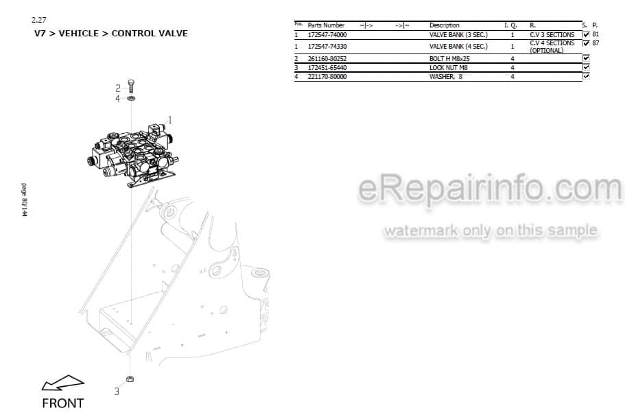 Photo 5 - Yanmar V7 Parts Catalog Wheel Loader