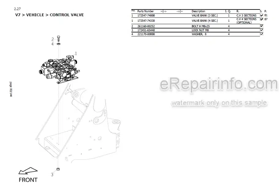 Photo 5 - Yanmar V7 Parts Catalog Wheel Loader