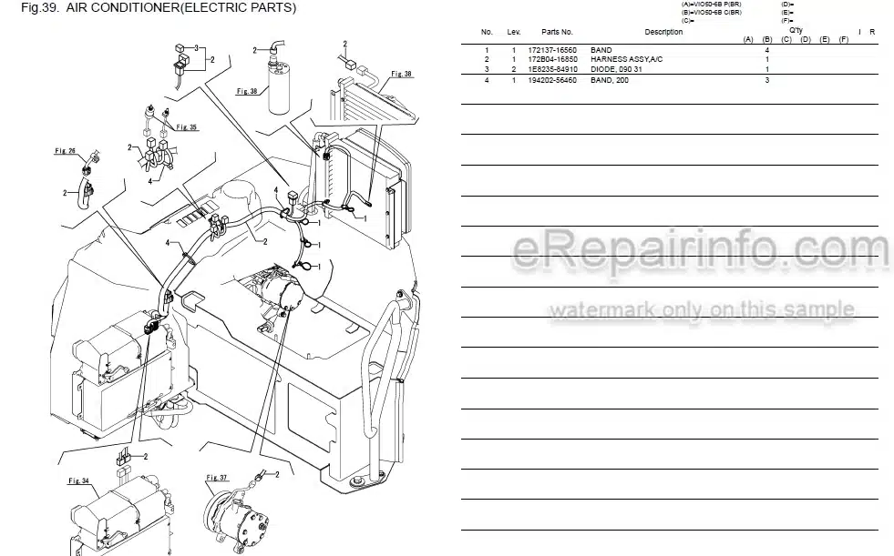 Photo 5 - Yanmar VIO050-6B Parts Catalog Excavator