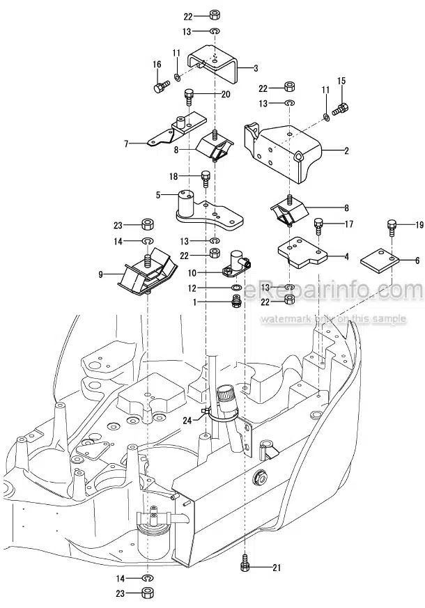 Photo 7 - Yanmar VIO10 Parts Catalog Excavator