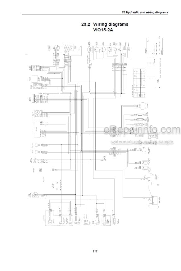 Photo 3 - Yanmar VIO15-2A VIO20-3 VIO25-3 VIO30-3 VIO35-3 VIO45 VIO55 Operation And Maintenance Manual Mini Excavator
