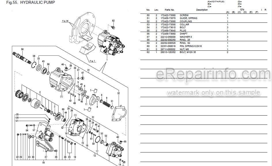 Photo 4 - Yanmar VIO17-A Parts Catalog Excavator
