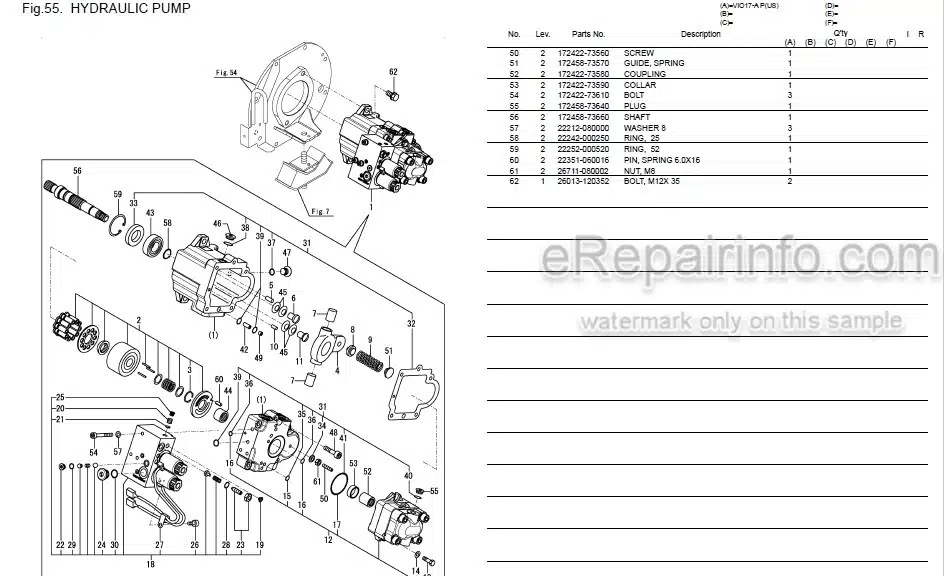 Photo 4 - Yanmar VIO17-A Parts Catalog Excavator
