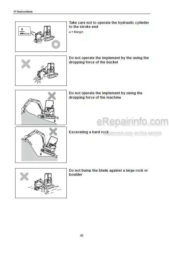 Photo 12 - Yanmar VIO17 VIO20-3 VIO25-3 VIO30-3 VIO35-3 VIO50U VIO57U Operation And Maintenance Manual Mini Excavator