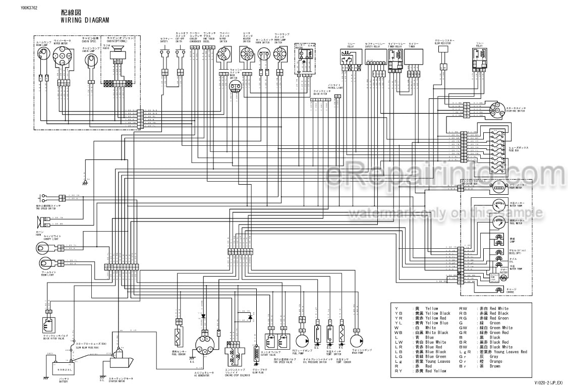 Photo 3 - Yanmar VIO20-2 Parts Catalog Excavator