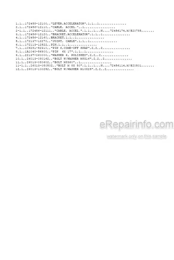 Photo 5 - Yanmar VIO20-2 Parts Catalog Excavator