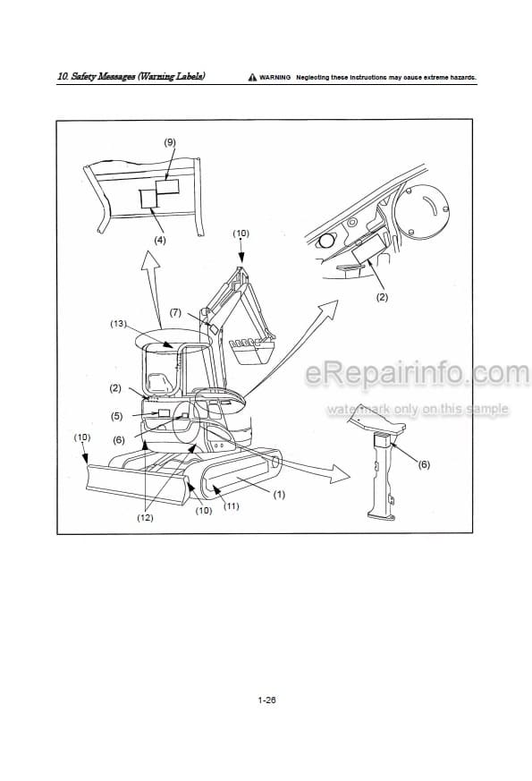 Photo 4 - Yanmar VIO20 Operation And Maintenance Manual Excavator