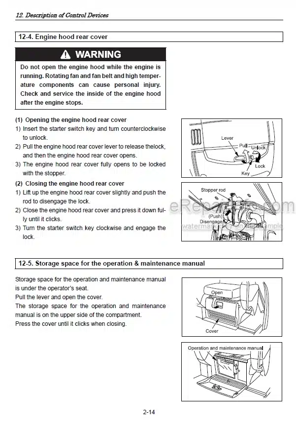 Photo 7 - Yanmar VIO20 Operation And Maintenance Manual Excavator