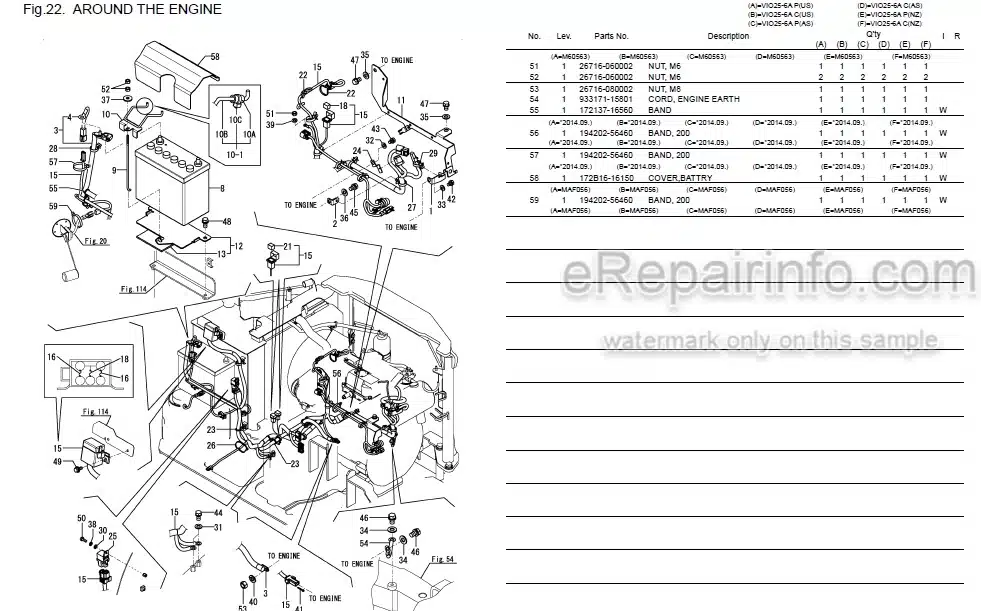 Photo 3 - Yanmar VIO25-6A Parts Catalog Excavator