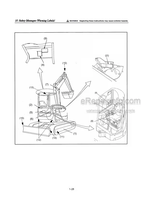 Photo 4 - Yanmar VIO30-2 VIO35-2 Operation And Maintenance Manual Excavator