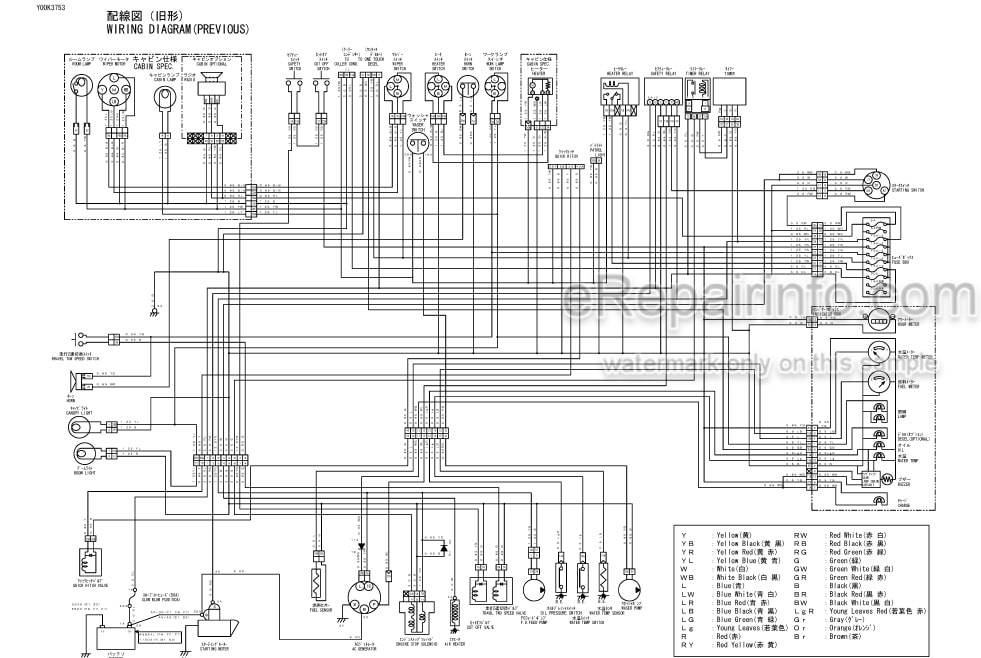 Photo 3 - Yanmar VIO35-2 Parts Catalog Excavator